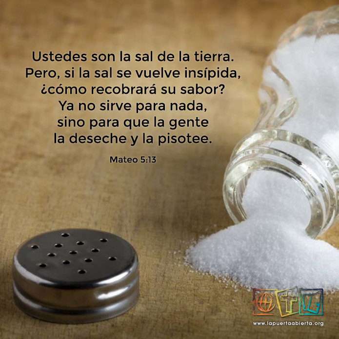 Mateo5 13