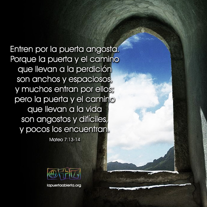 Mateo7 13 14