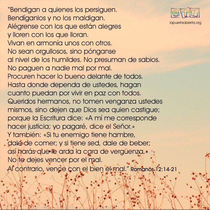 Romanos12 14 21